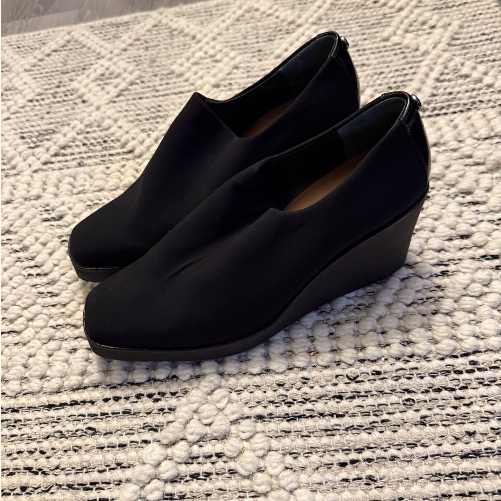 Women's Black Wedge Shoes